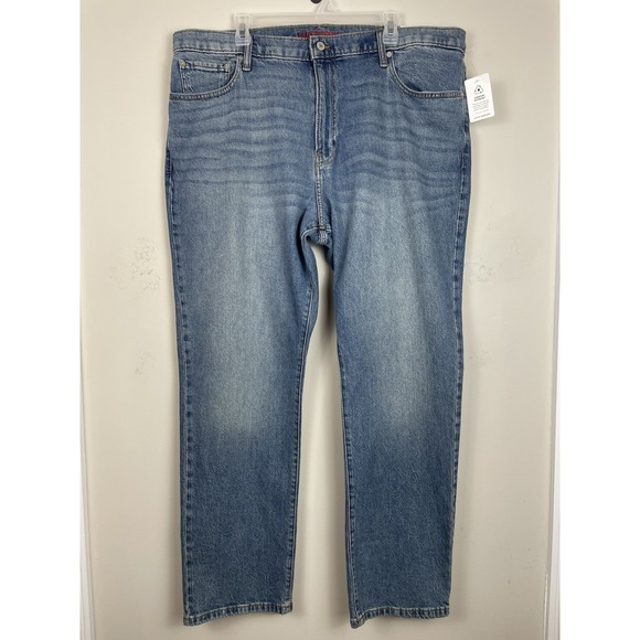 NEW Lucky Brand 410 Athletic Straight Jeans Men's 40x30(31"L) Advanced Stretch - Picture 2 of 7